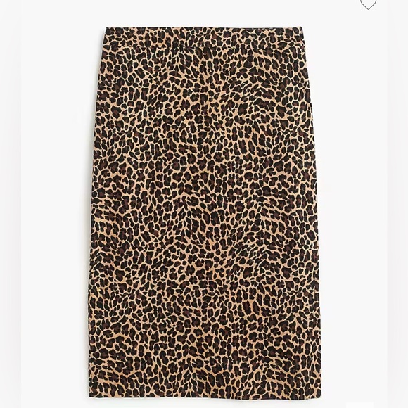 J. Crew Dresses & Skirts - 🐆 NWT J Crew Leopard Pencil Skirt ~ Size 8